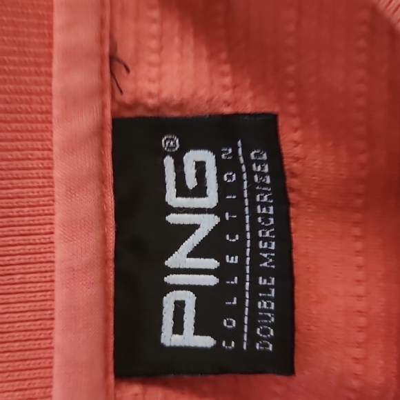 PING Collection Peach Golf Polo Shirt - Picture 6 of 8